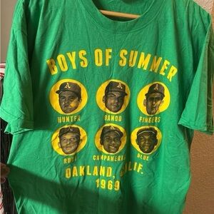 Mens Oakland Athletics 1969 Boys of Summer T-shirt (Limited Edition)